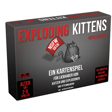 Asmodee ASMD0008 Exploding Kittens NSFW Edition
