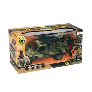 Toi-toys 15206A ALFAFOX - RC Militär Jeep mit Soldat