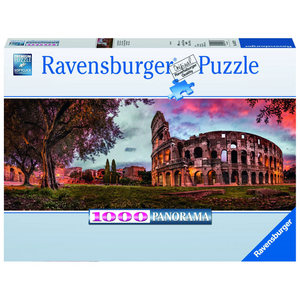 Ravensburger 15077 Erwachsenen-Puzzle - # 1000 - Colosseum im Abendrot