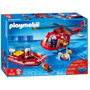 Playmobil 4428 City Action - SOS-Helikopter mit Rettungsboot