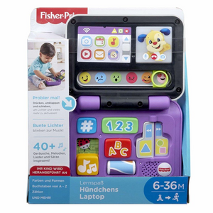 Mattel FXK31 Fisher Price - Lernspaß Hündchens Laptop