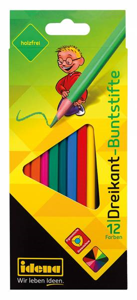 Iden 621439 Idena - Schule - Dreikantbuntstifte