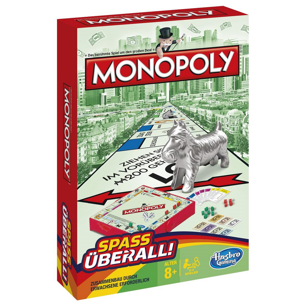 Hasbro B1002 Hasbro Gaming - Monopoly Kompakt