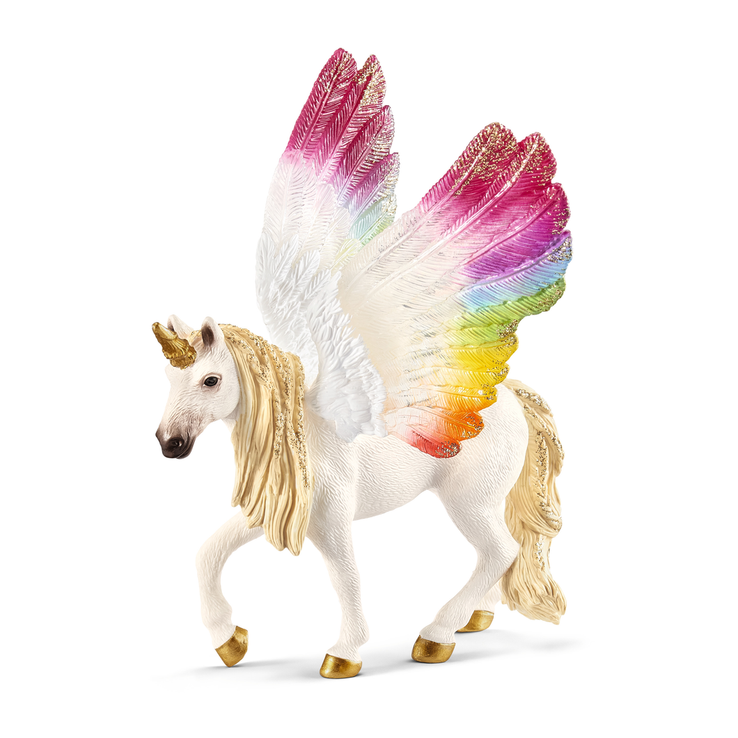 Schleich 70576 Bayala - Geflügeltes Regenbogeneinhorn