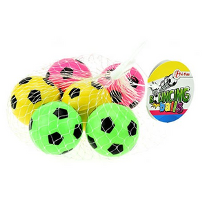 Toi-toys 35092A Spring-Fußball - ca. 4-5 cm - 6 Stück