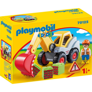 Playmobil 70125 1-2-3 - Schaufelbagger