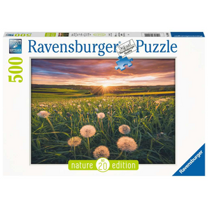 Ravensburger 16990 Erwachsenen-Puzzle - # 500 - Pusteblumen im Sonnenuntergang