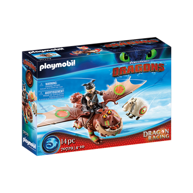 Playmobil 70729 Dragons - Dragon Racing: Fischbein und Fleischklops