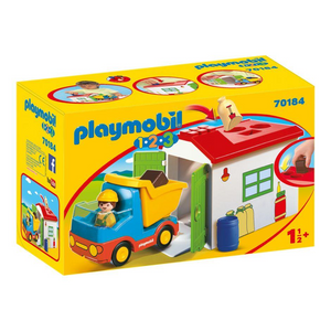 Playmobil 70184 1-2-3 - LKW mit Sortiergarage