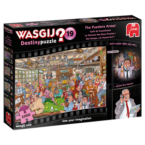 Jumbo Spiele 19166 Wasgij? - # 1000 - Wasgij Destiny 19 - Die Kneipe „Im Puzzle-Eck“!