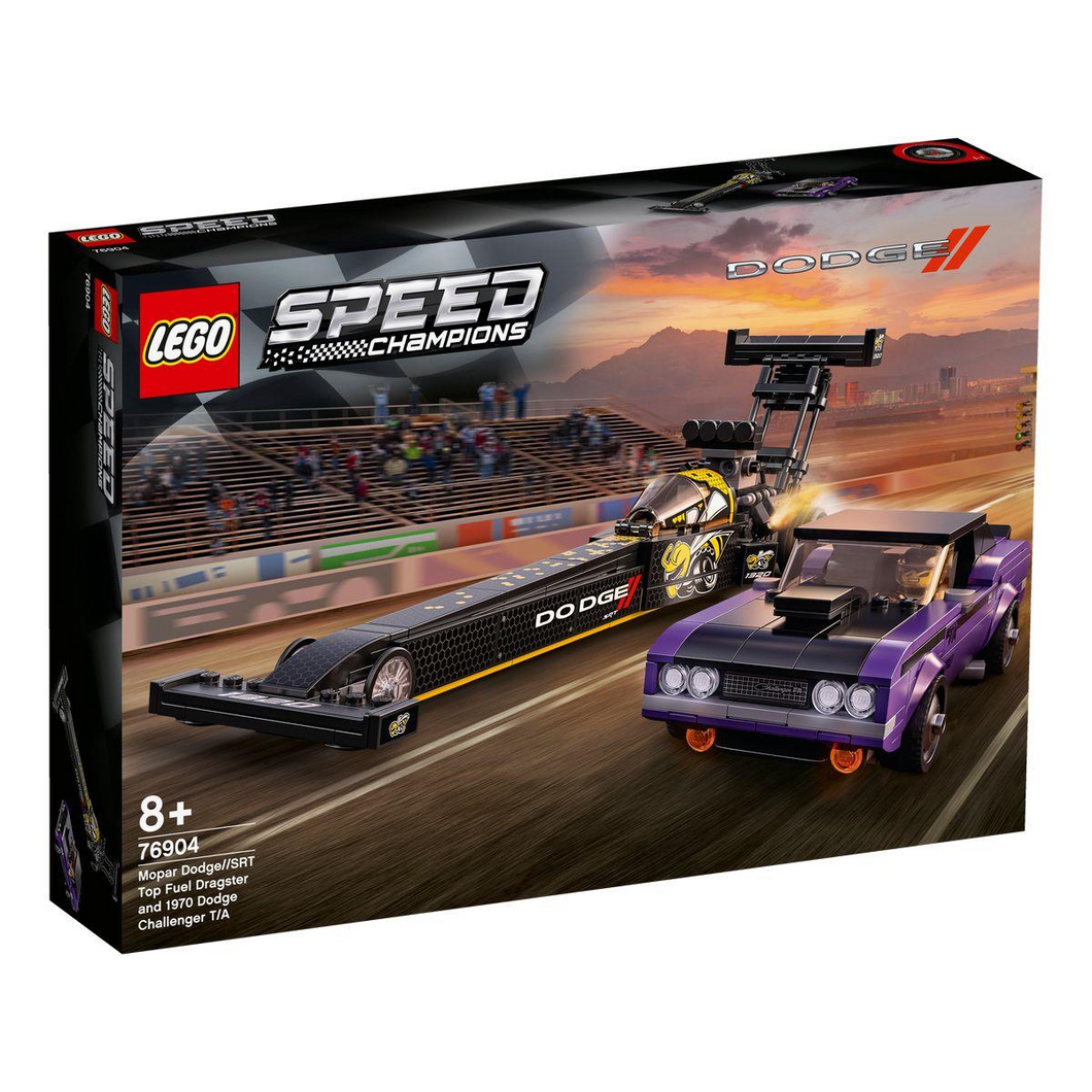 LEGO 76904 Speed Champions - Mopar Dodge//SRT Dragster & 1970 Dodge Challenger