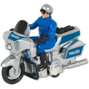 VEDES 0034300577 Speedzone - Polizei Motorrad- 11cm- Aufziehfunktion