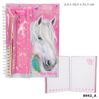 Depesche 8942 Miss Melody - Notizbuch mit Schreibset