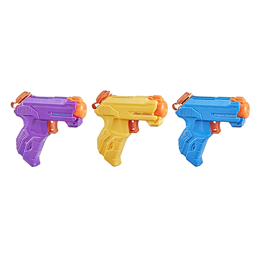Hasbro A9458F03 Nerf - Super Soaker - ZipFire Wasserpistole - 3er Set