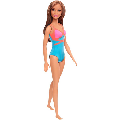 Mattel GHW40 Barbie - Beachpuppe mit Badeanzug