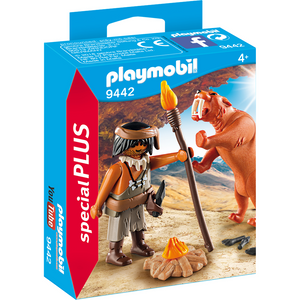 Playmobil 9442 special plus Neandertaler mit Säbelzahntiger
