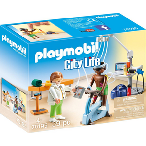 Playmobil 70195 City Life - Beim Facharzt - Physiotherapeut