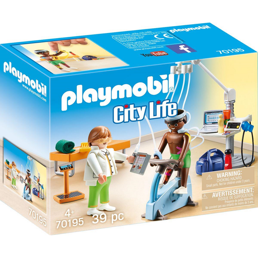 Playmobil 70195 City Life - Beim Facharzt - Physiotherapeut