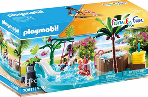 Playmobil 70611 Family Fun - Kinderbecken mit Whirlpool
