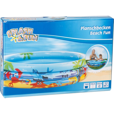 VEDES 0077703489 Splash & Fun - Planschbecken Beach Fun - 100cm