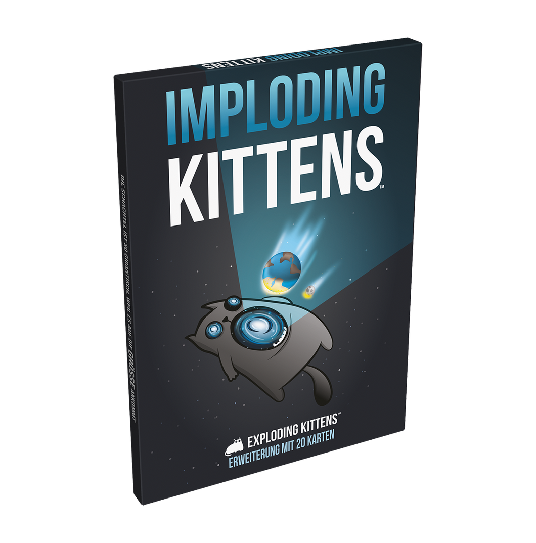 Asmodee ASMD0018 Exploding Kittens - Imploding Kittens Erweiterung DE