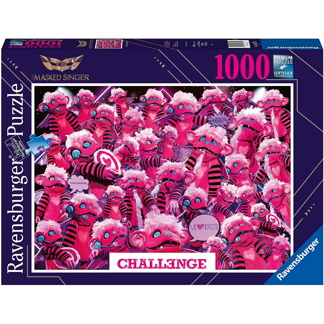 Ravensburger 16771 Erwachsenen-Puzzle - Challenge Monsterchen