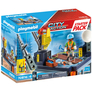 Playmobil 70816 City Action - Starter Pack Baustelle mit Se