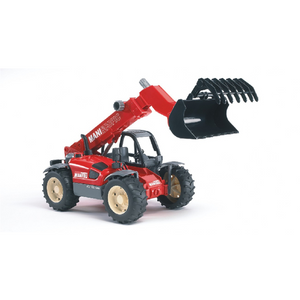 BRUDER 02125 Profi-Serie - Manitou MLT 633 - Teleskoplader mit Greifer