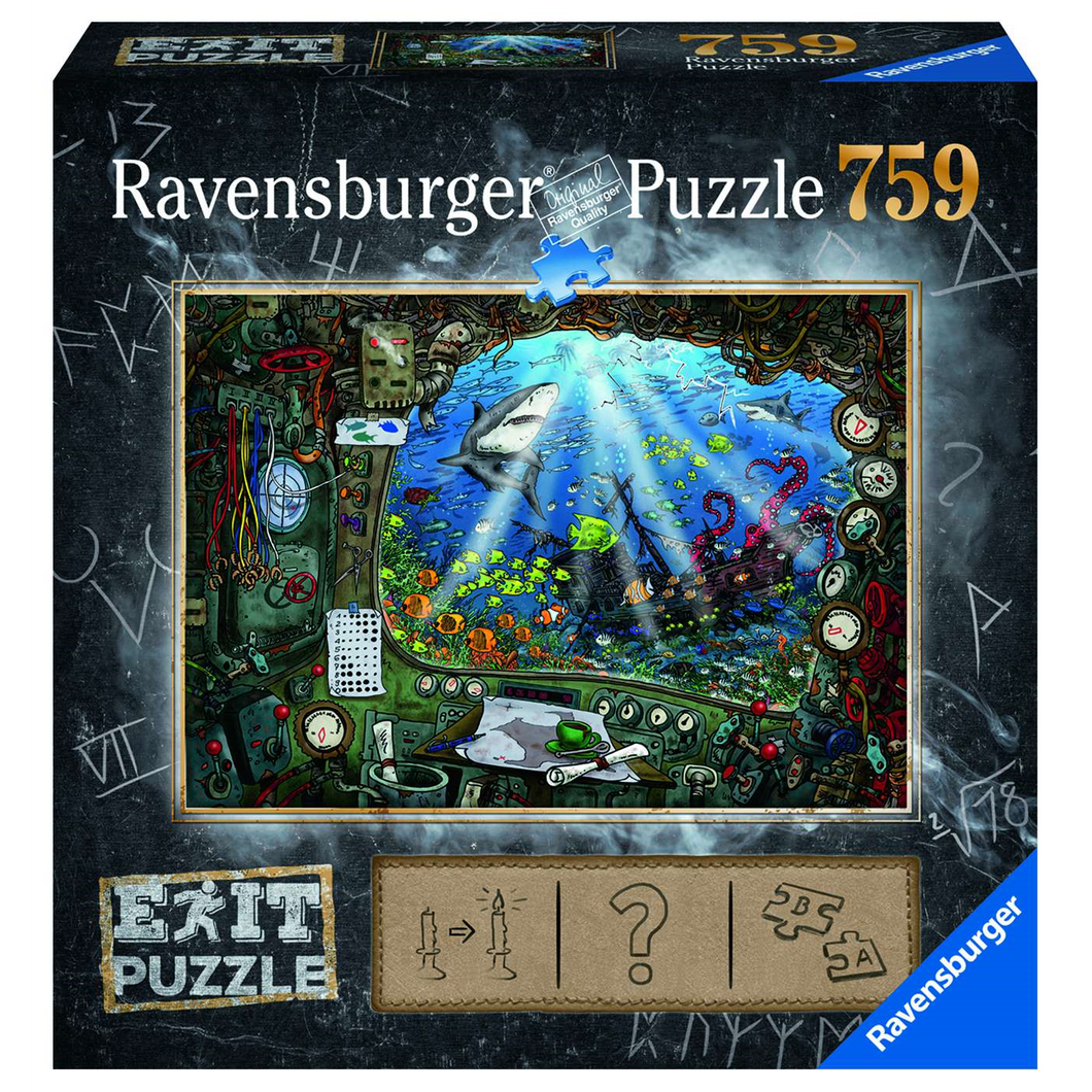 Ravensburger 19953 Exit Puzzle - # 759 - Im U-Boot