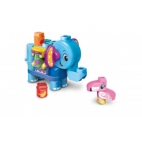 VTech 80-604704 BlaBlaBlocks - Bau-Set Elefant