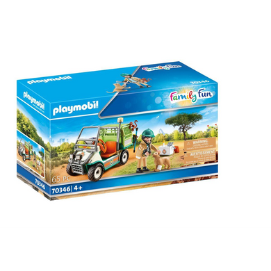 Playmobil 70346 Family Fun - Zoo-Tierarzt mit Fahrzeug