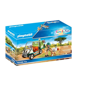 Playmobil 70346 Family Fun - Zoo-Tierarzt mit Fahrzeug