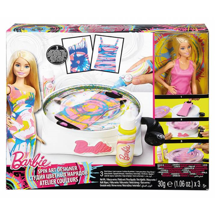 Mattel DMC10 Barbie BRB Spin Art Designer & Puppe