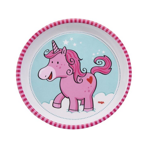 Haba 300569 Einhorn Glitzerglück - Teller