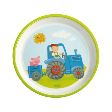 Haba 302817 Kindergeschirr - Teller - Traktor