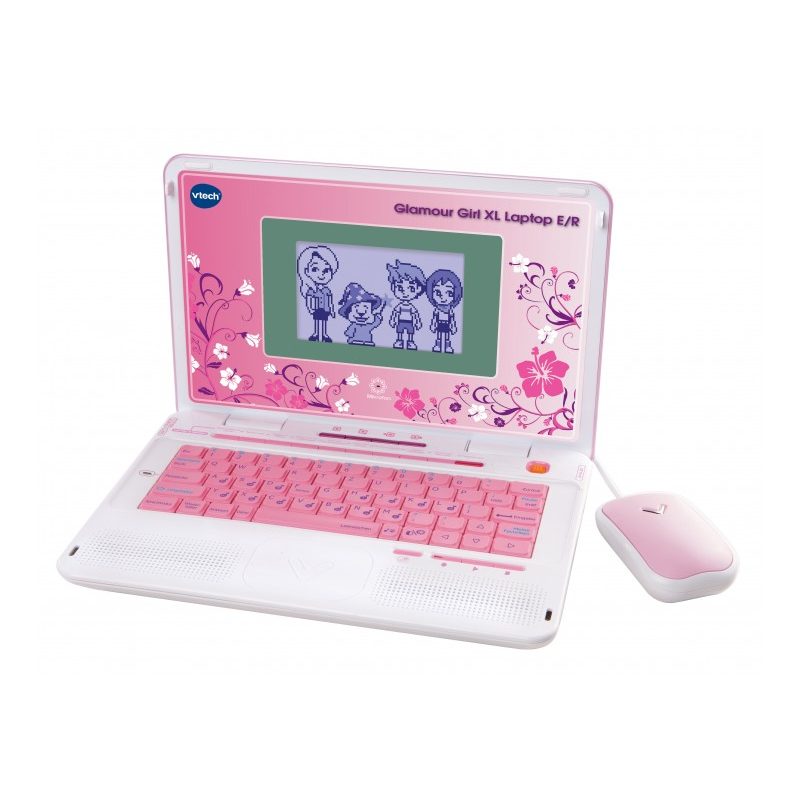 VTech 80-117964 Aktion Intelligenz - Glamour Girl XL Laptop E/R