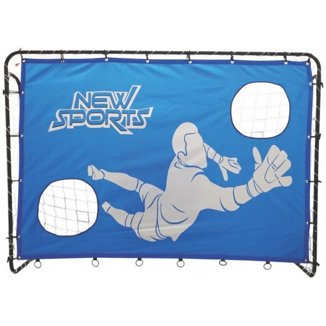 VEDES 0073604036 New Sports - Fußballtor mit Torwand - 213 x 152 x 76 cm