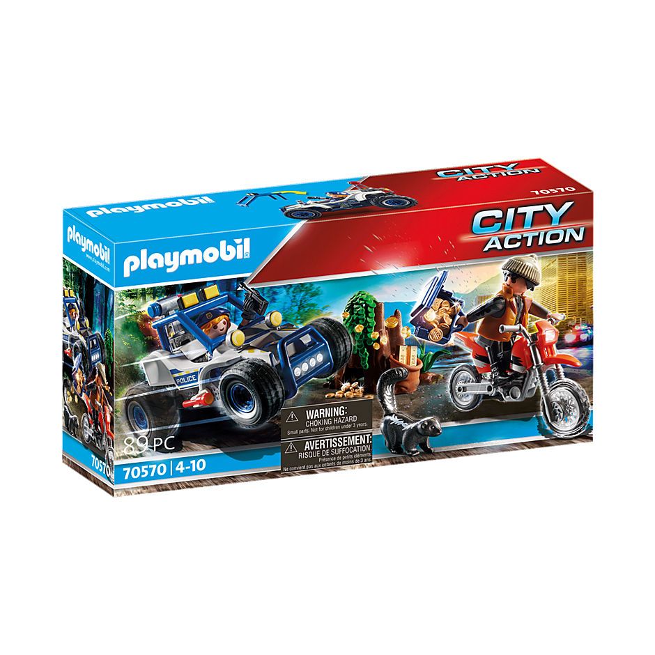 Playmobil 70570 City Action - Polizei-Geländewagen: Verfolg