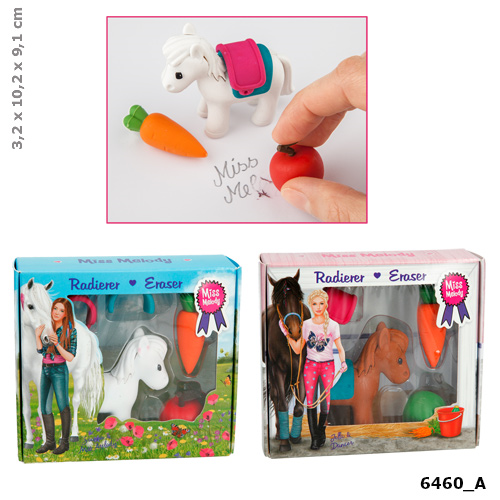 Depesche 6460 Miss Melody - Radiergummi Set