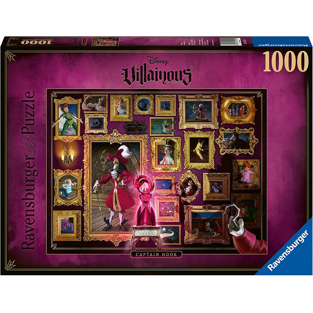 Ravensburger 15022 Erwachsenen-Puzzle - # 1000 - Villainous: Captain Hook