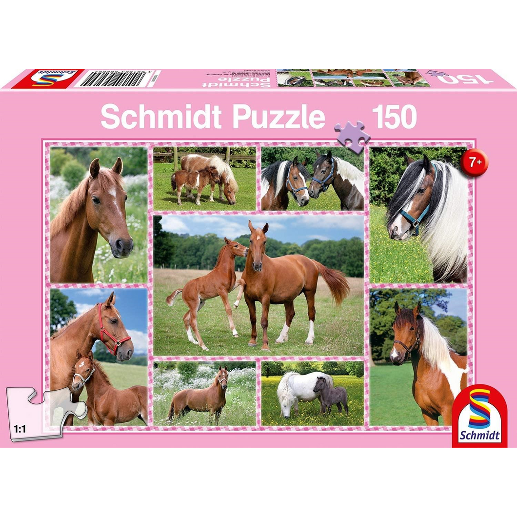 Schmidt Spiele 56269 Kinderpuzzle - # 150 - Pferdeträume