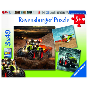 Ravensburger 09301 Kinder-Puzzle - # 49 - CLAAS: Axion Lexion Xerion