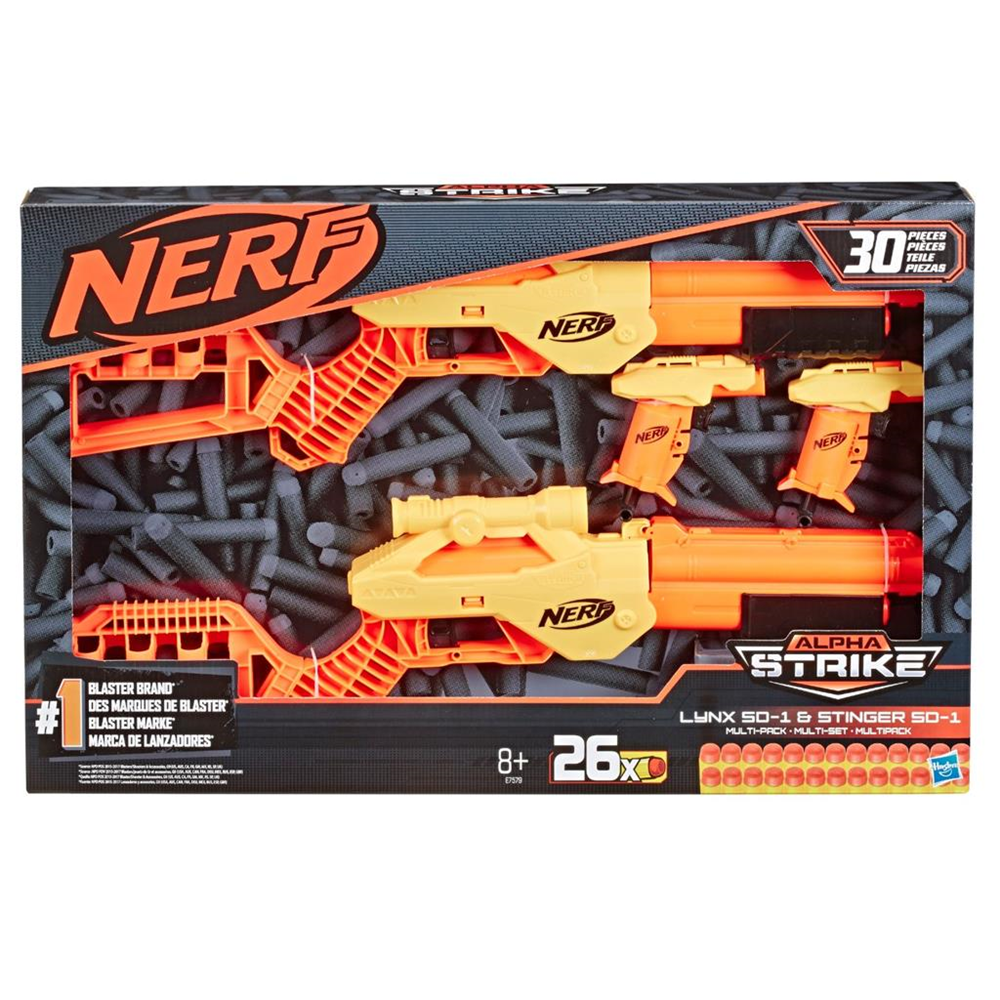 Hasbro 7579 Nerf Alpha Strike lynx and stinger