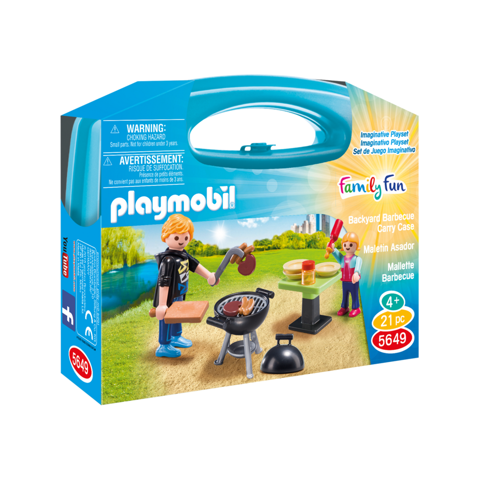 Playmobil 5649 Family Fun - Spiel-Koffer Grillparty