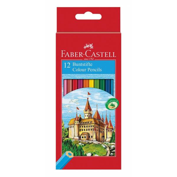 Faber Castell 510239 Farb-Buntstifte 12er Karton