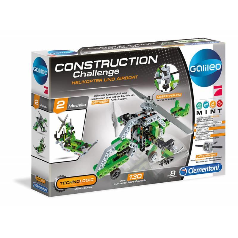 Clementoni 59014 Galileo - Technologie Helikopter und Airboat