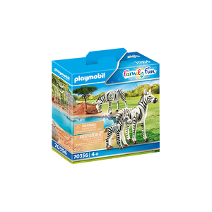 Playmobil 70356 Family Fun - Zoo - 2 Zebras mit Baby