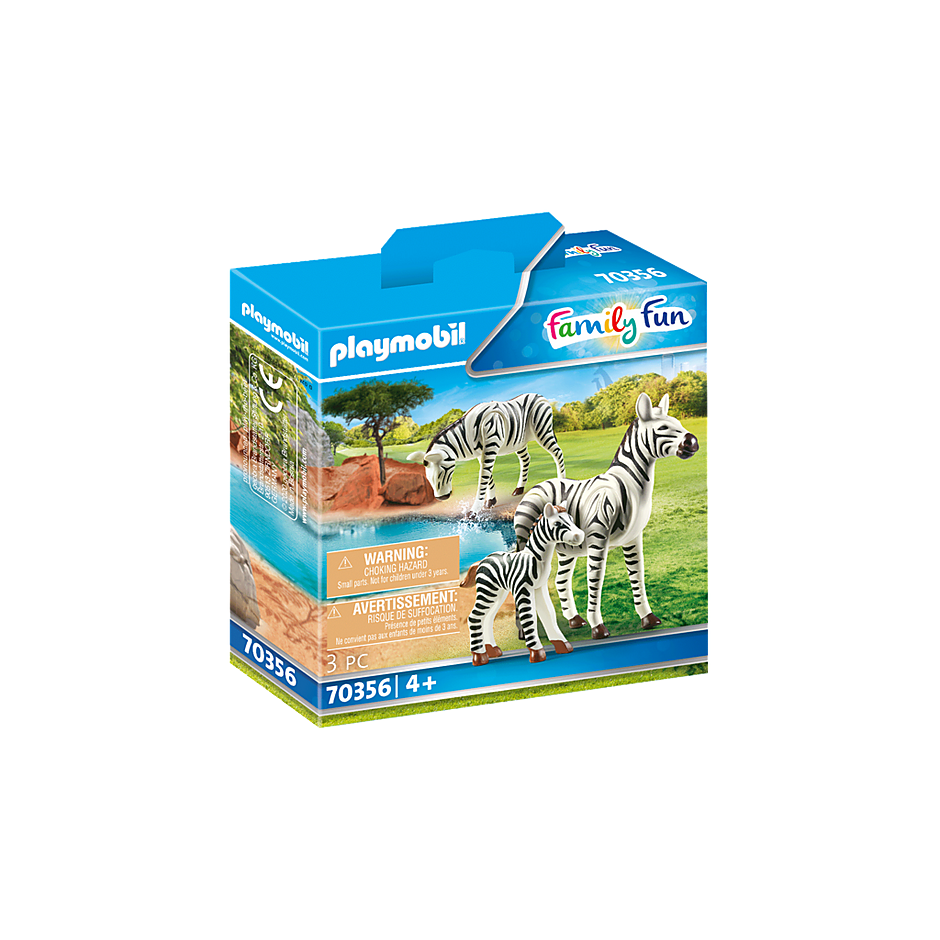Playmobil 70356 Family Fun - Zoo - 2 Zebras mit Baby