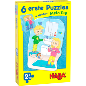 Haba 305235 Kinderpuzzle - 6 erste Puzzles - Mein Tag
