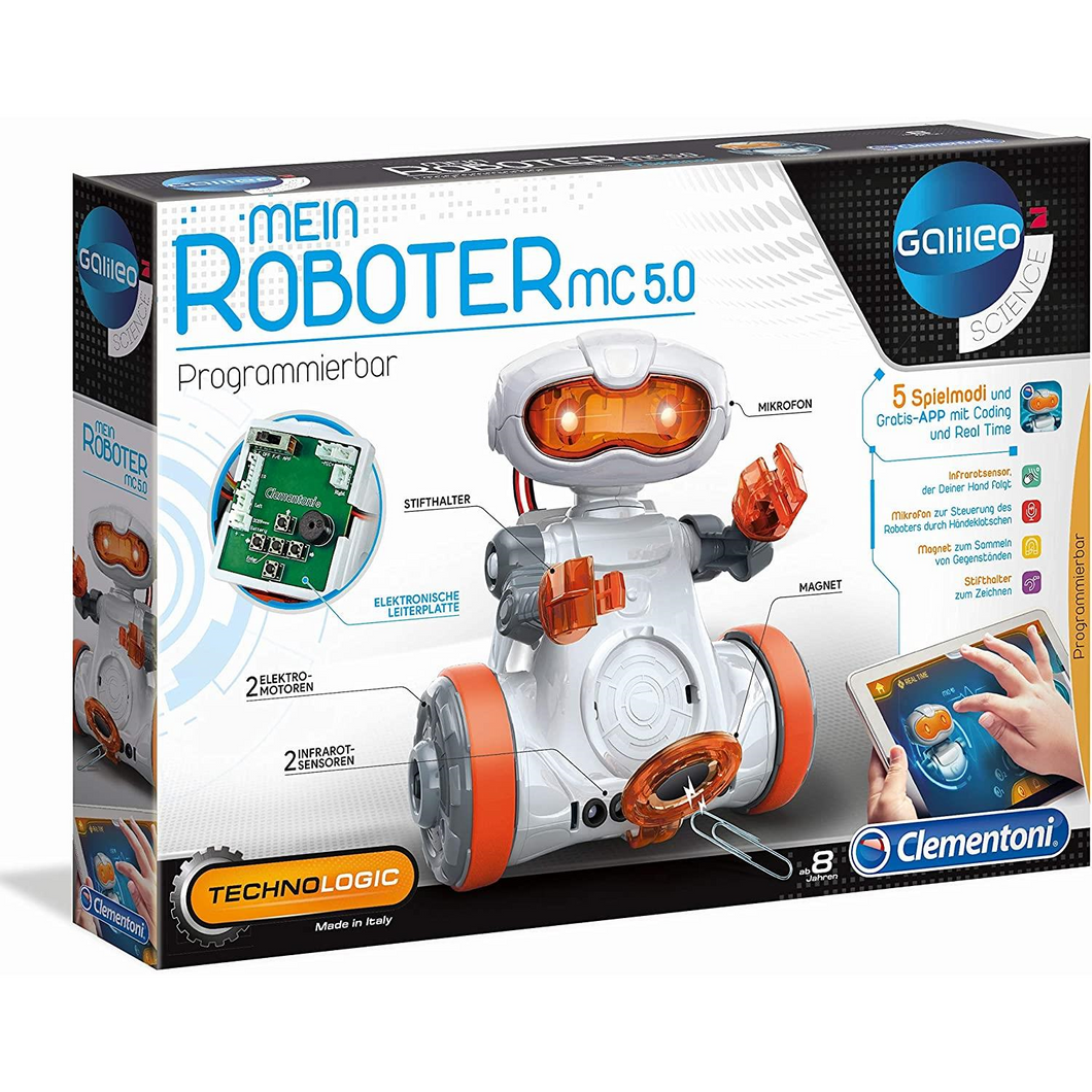 Clementoni 59158 Galileo - Mein Roboter MC 5